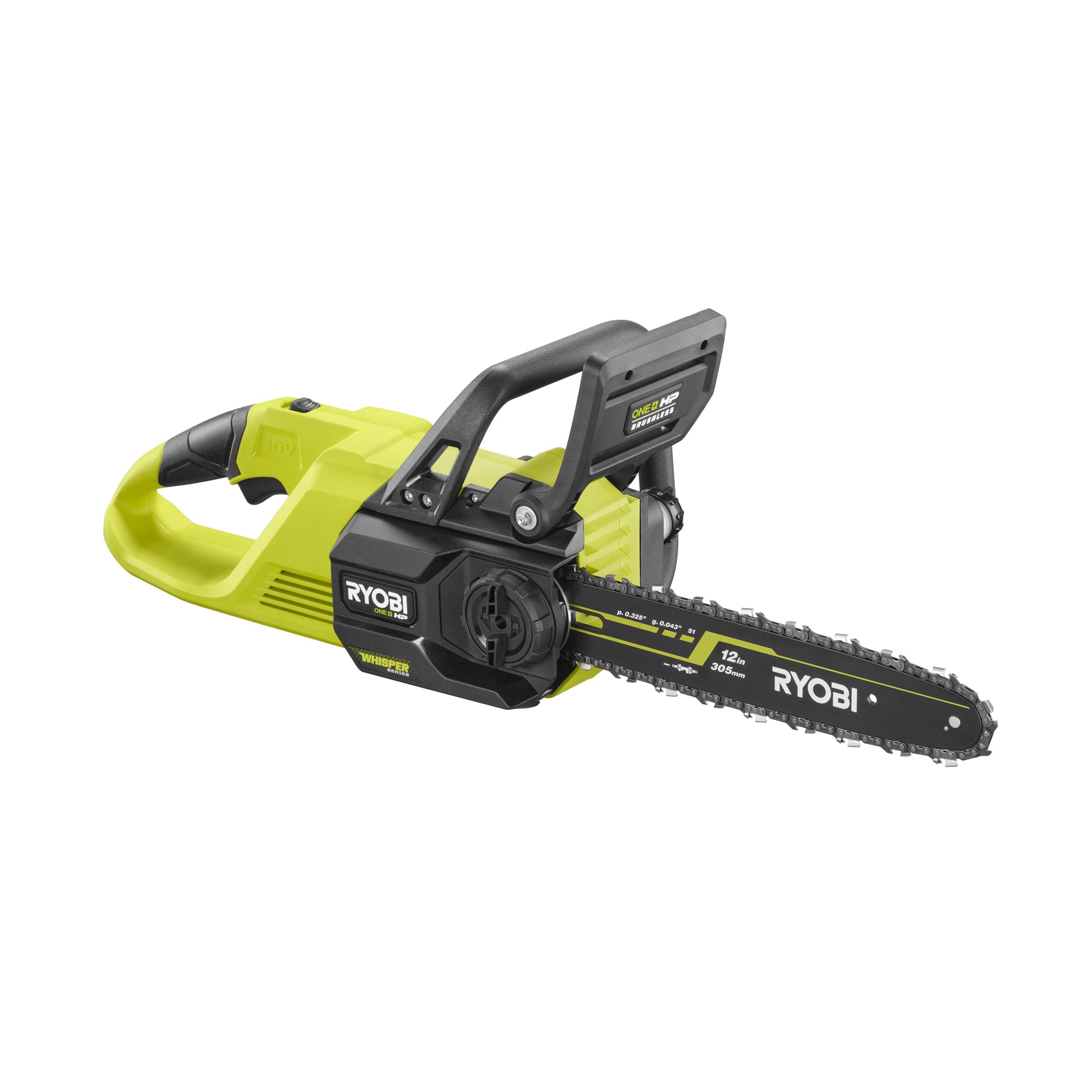 Piła łańcuchowa 30cm akumulatorowa WHISPER 18V ONE+ HP
