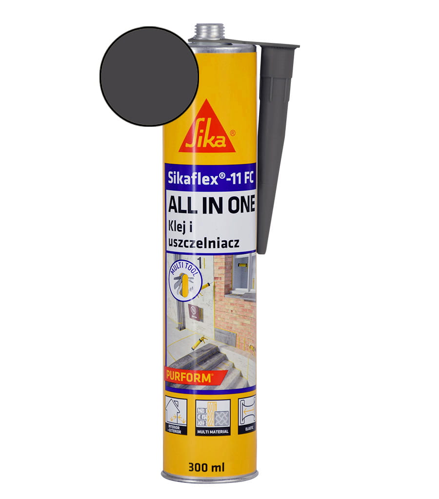 SIKA KLEJ USZCZELNIACZ SIKAFLEX 11FC PURFORM 300ML GRAFIT - BASALT GREY