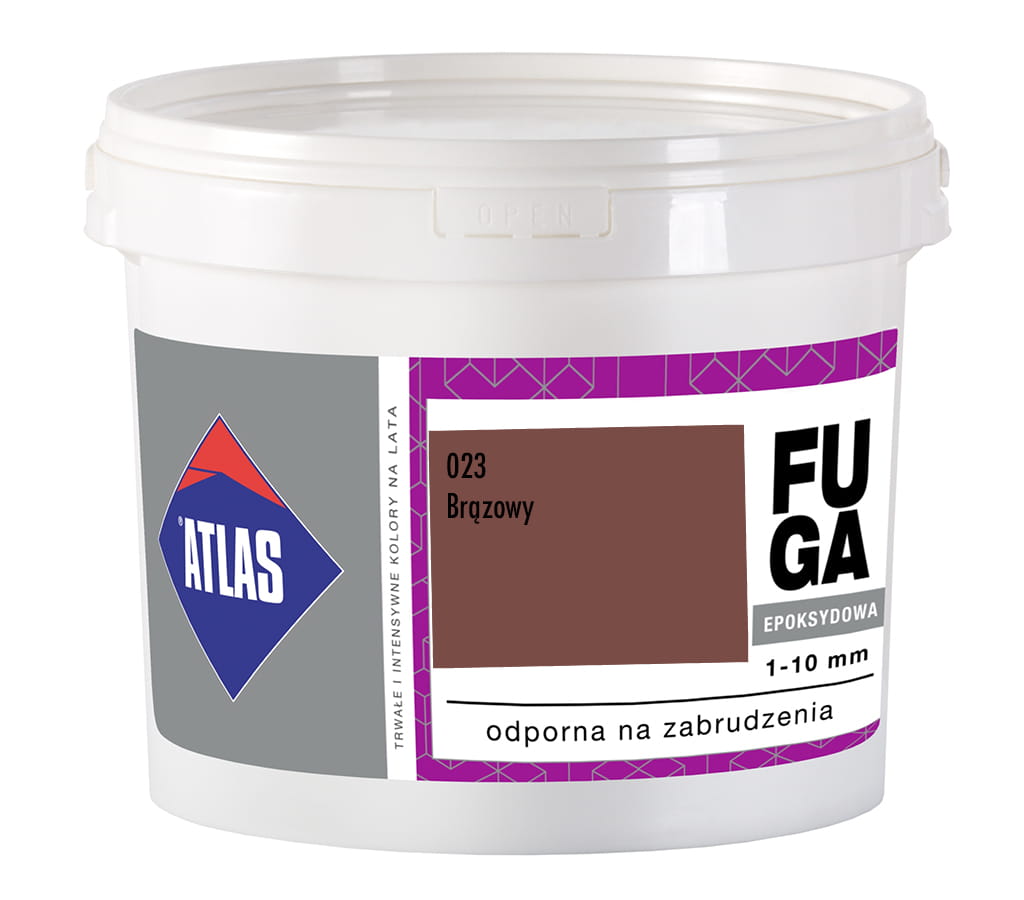 ATLAS FUGA EPOKSYDOWA 1-10MM BRĄZOWA 023 5KG ZAPRAWA DO SPOINOWANIA
