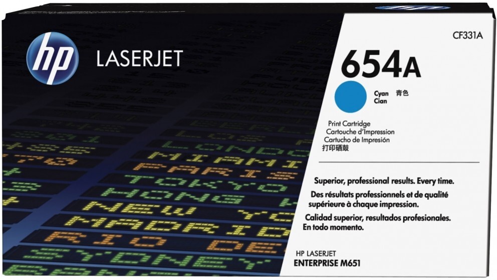 HP CF331A (654A) toner cyan 15000 stron oryginalny