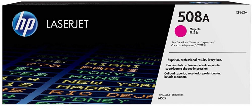 Toner HP 508A (CF363A), 5000 stron, magenta (purpurowy)