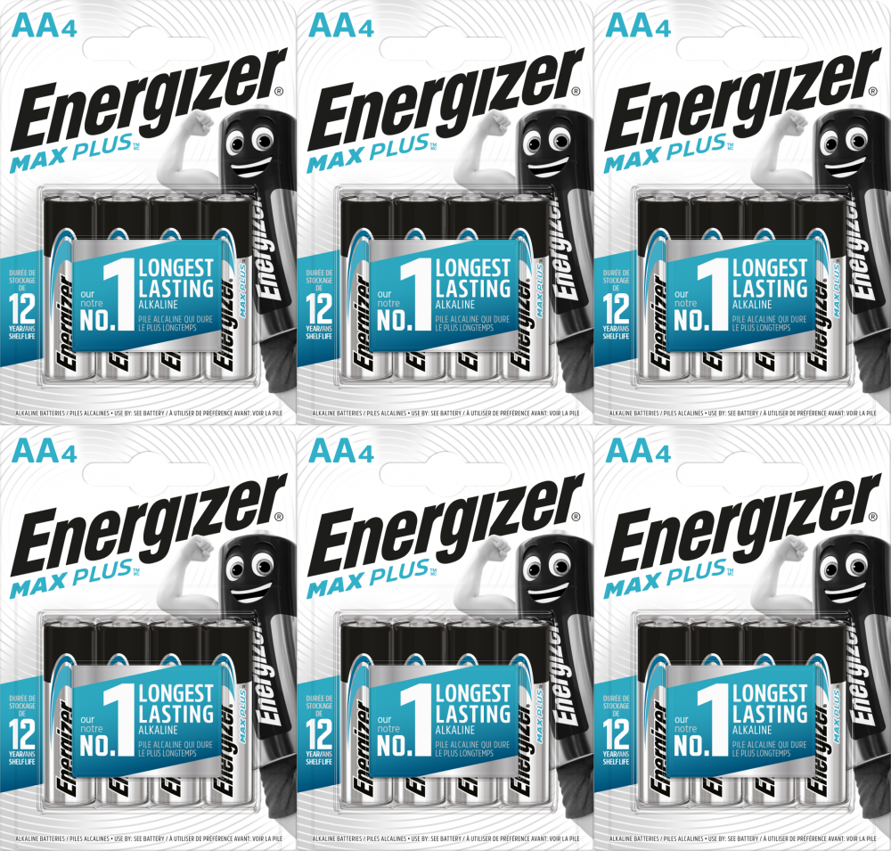 Energizer Bateria AA (LR6) Max Plus alkaliczna 1.5V, 4 szt.