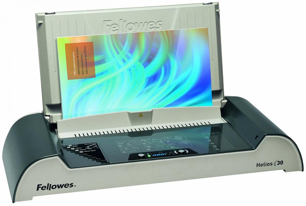 Fellowes Helios 30 termobindownica do 300 kartek, czarno-srebrny
