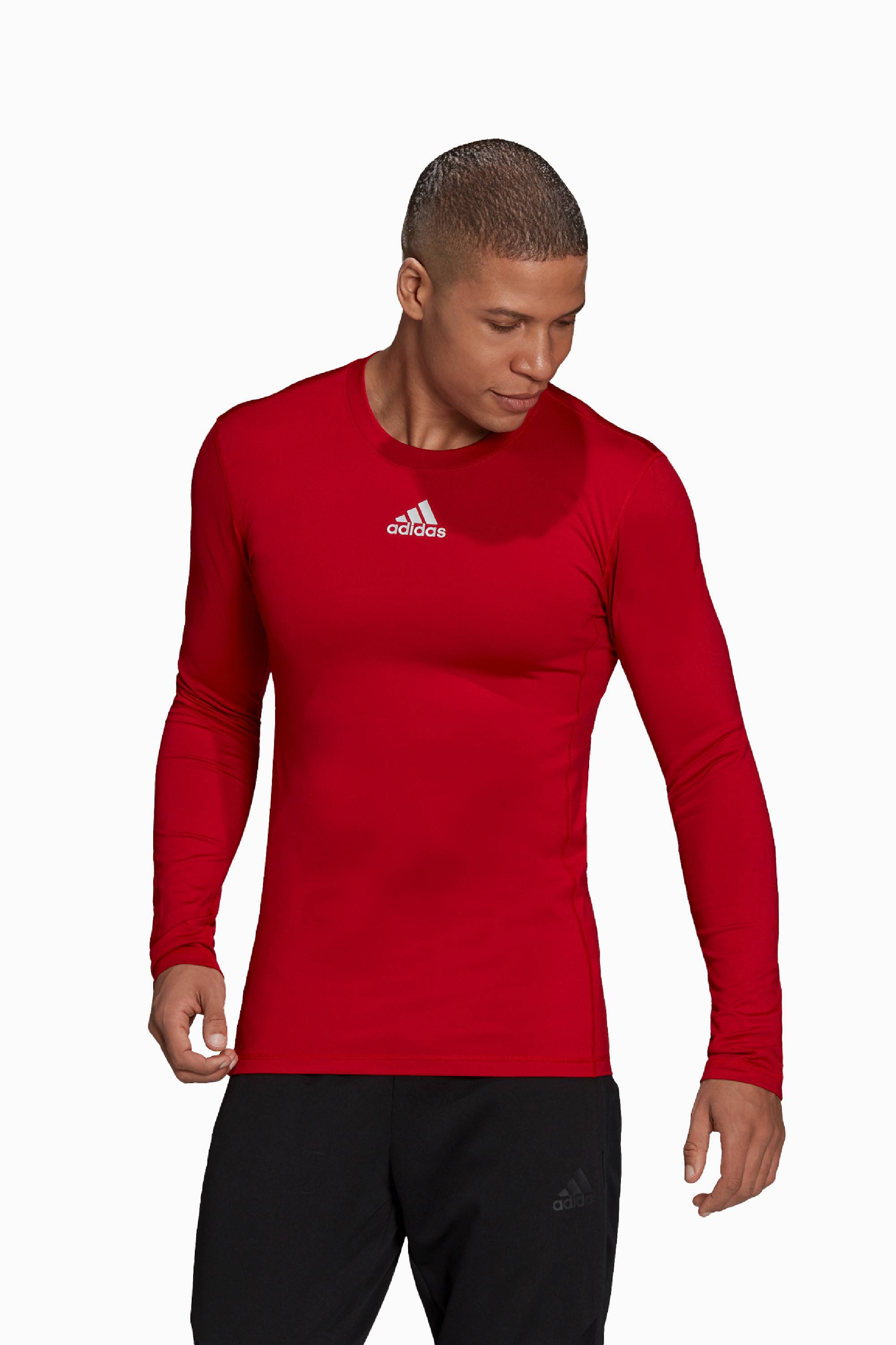Koszulka Termoaktywna adidas Techfit Climawarm LS - Czerwony