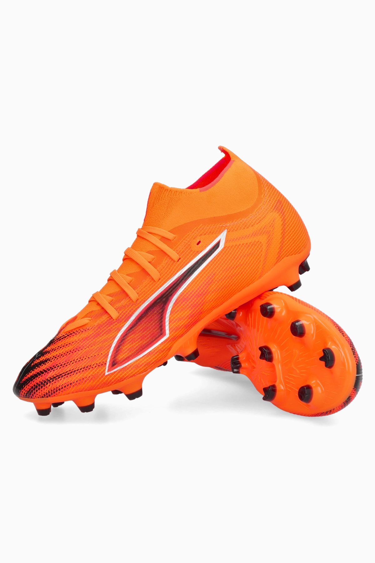 Korki Puma Ultra 6 Match+ FG/AG - Pomarańczowy
