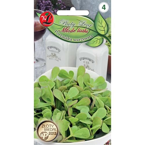 1 szt, Baby Leaf - Portulak - Samen: Ilość w opakowaniu: 0.5 g