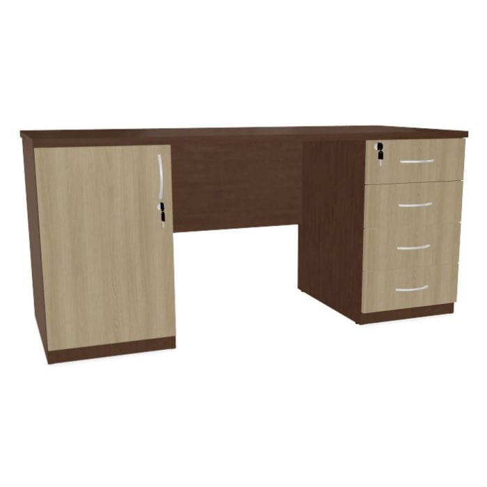 HEBE BP28/8 Biurko szafkowe prawe 158,5x80x74h