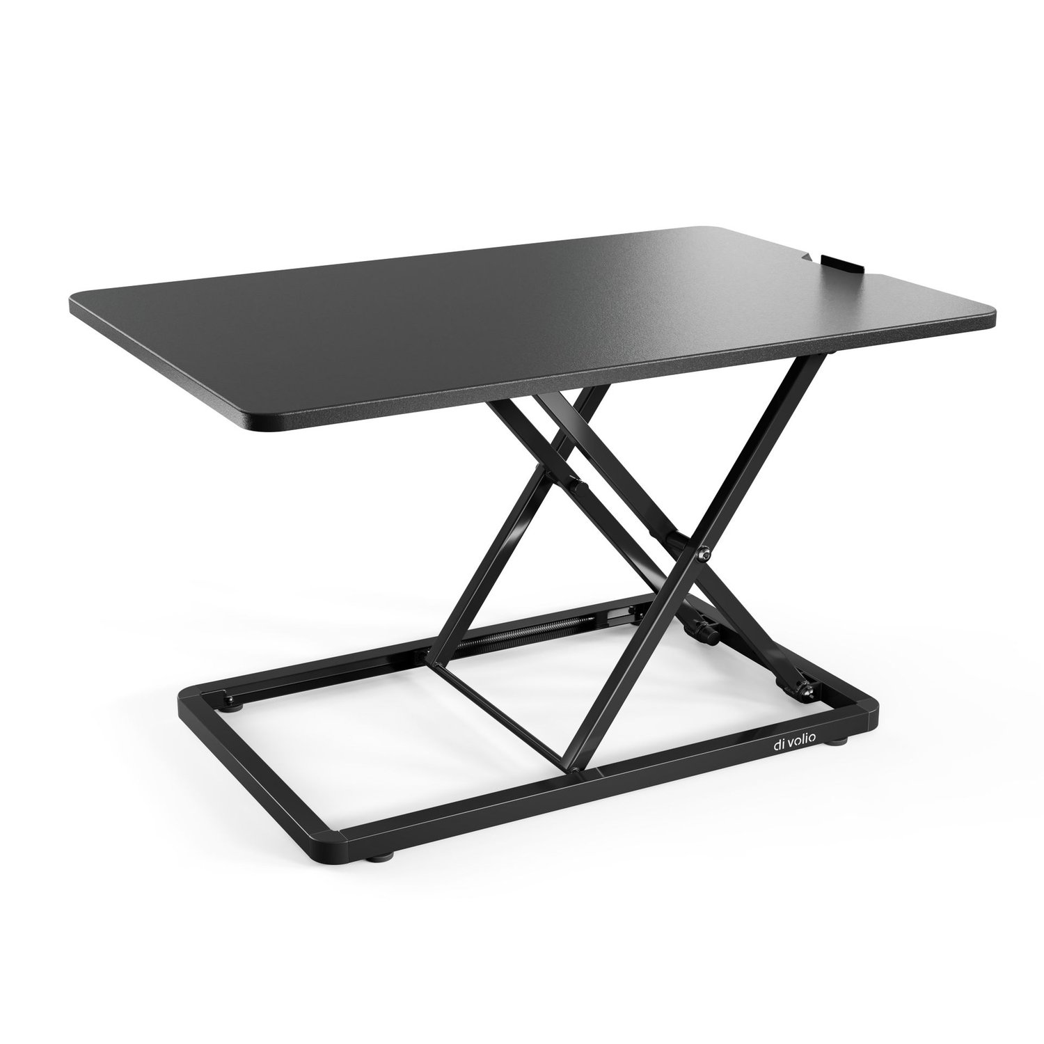 Höhenverstellbarer Schreibtischaufsatz DV-192ODC - Schwarz