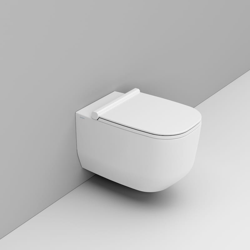 Ceramica Dolomite Alba miska WC wisząca bez kołnierza biały mat D502541