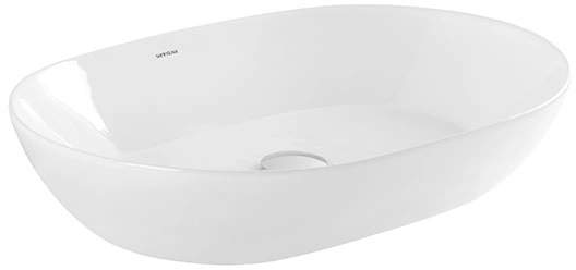 Sanindusa Sanlife umywalka 60x42 cm owalna nablatowa biała 136789004