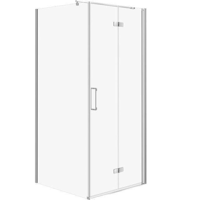 CERSANIT Kabina prysznicowa kwadratowa JOTA prawa chrom 90x90x195 szk