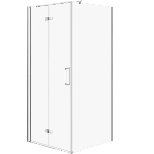 CERSANIT Kabina prysznicowa kwadratowa JOTA lewa chrom 80x80x195 szkł