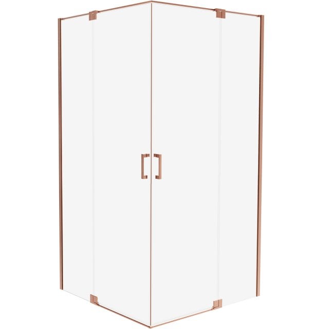 Kabina prysznicowa prostokątna ALLURIA 2D COPPER BRUSHED 90x120x200 T