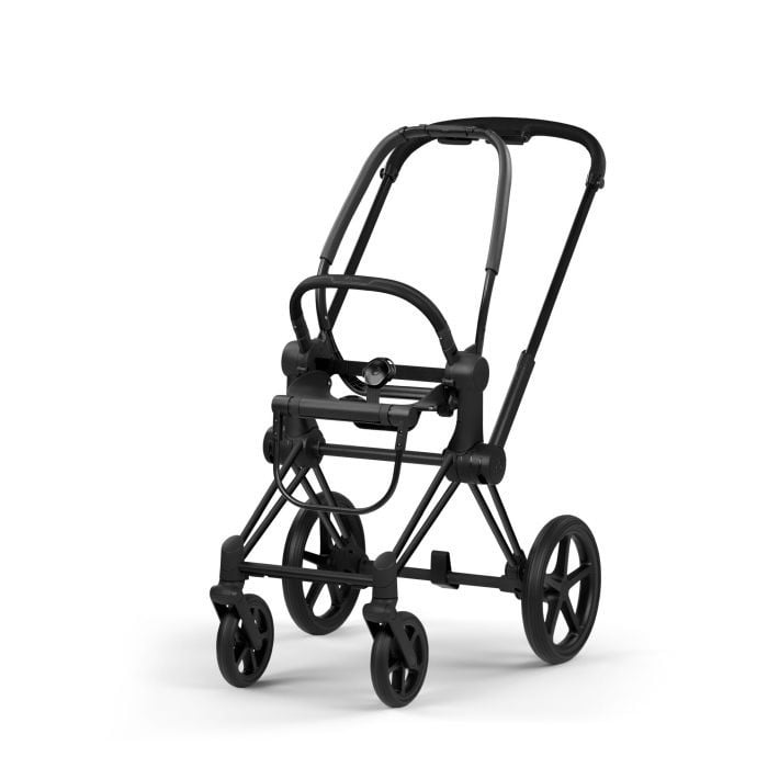 Cybex Priam 5.0 Style Frame - rama ze stelażem siedziska-Matt Black (with black leather)