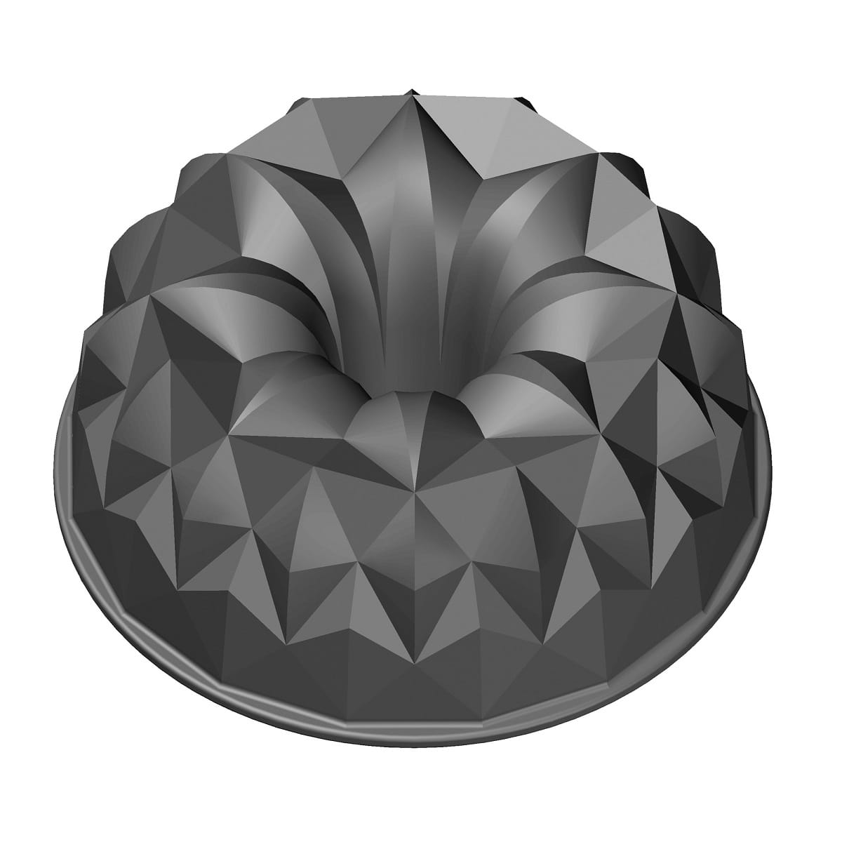 Forma na babkę 25cm z wzorem geometrycznym