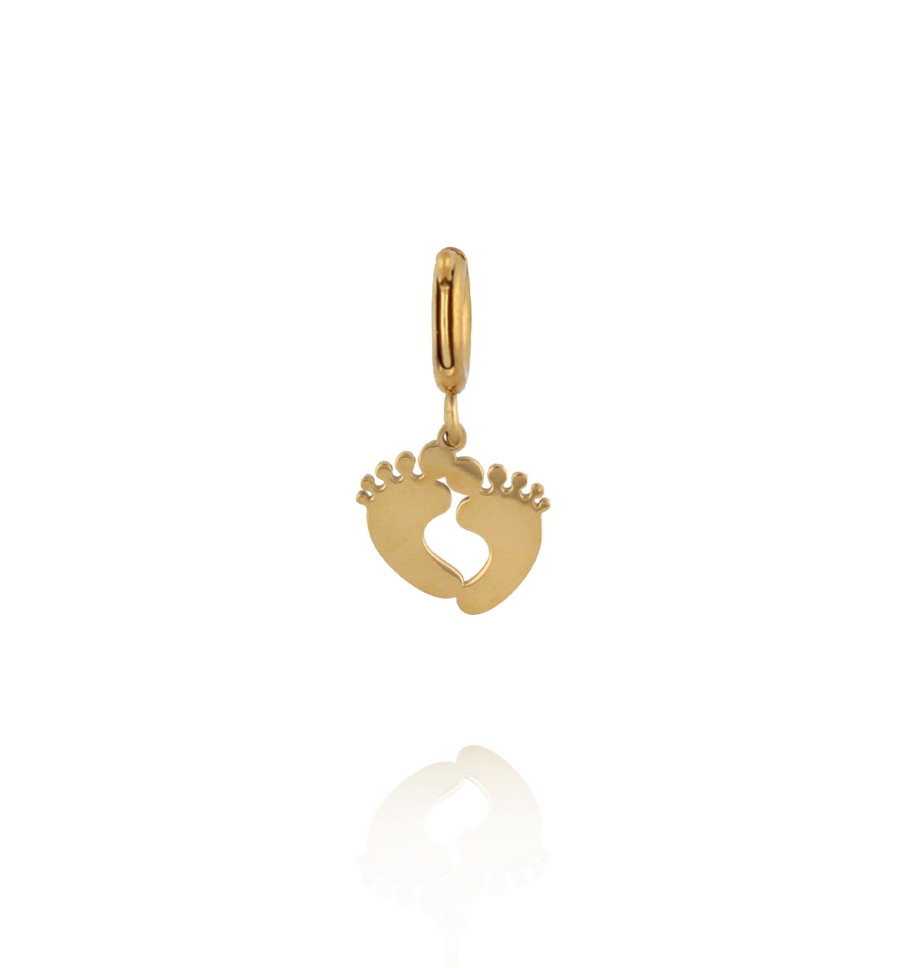 Charms złote stópki CHA0129