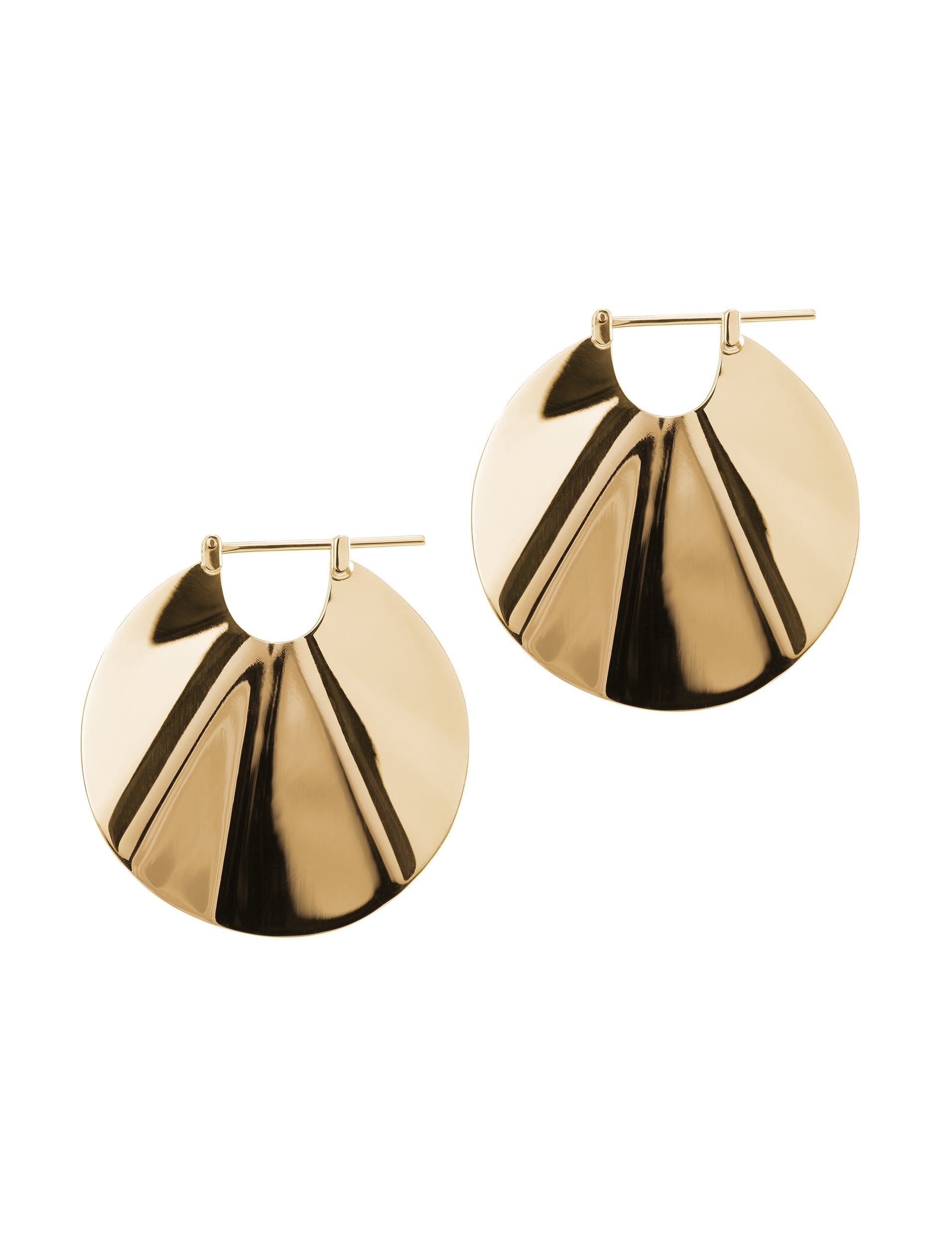 Fanlight Earrings - kolczyki o przestrzennej formie