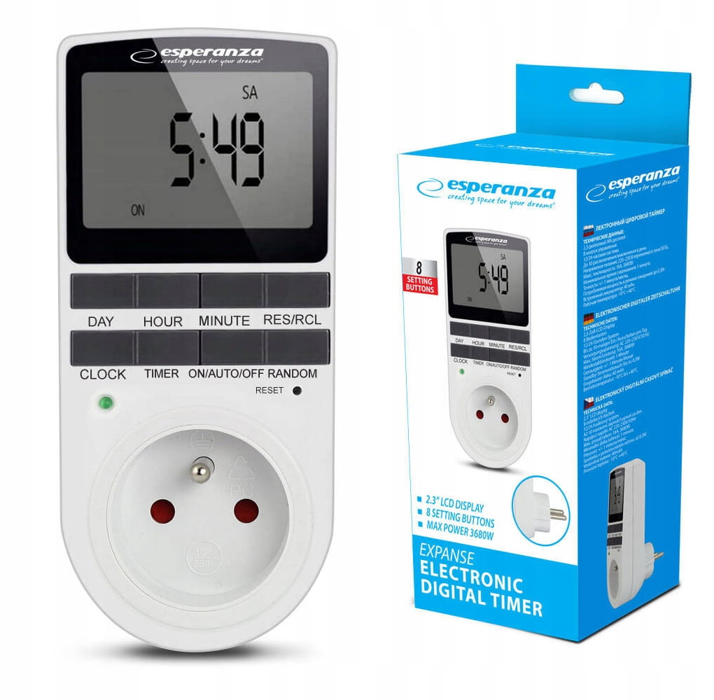 ESPERANZA Elektroniczny Wyłącznik ELA101 EXPANSE - Henryx24