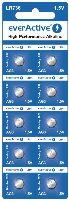 EVERACTIVE Bateria AG3 LR736 1,5 op-10 LR41 - Henryx24