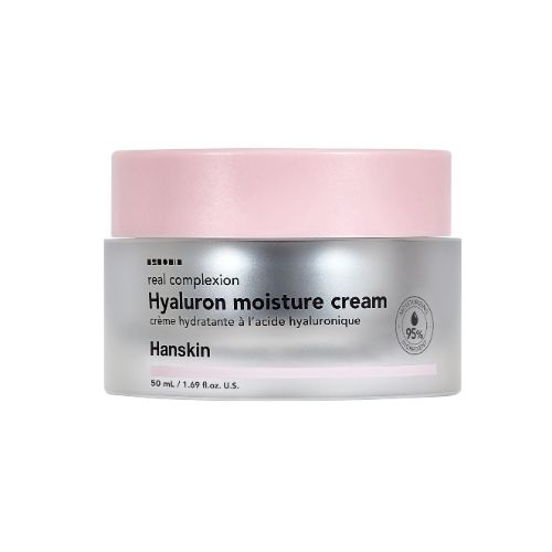 Hanskin Real Complexion Krem nawilżający z kwasem hialuronowym, 50 ml