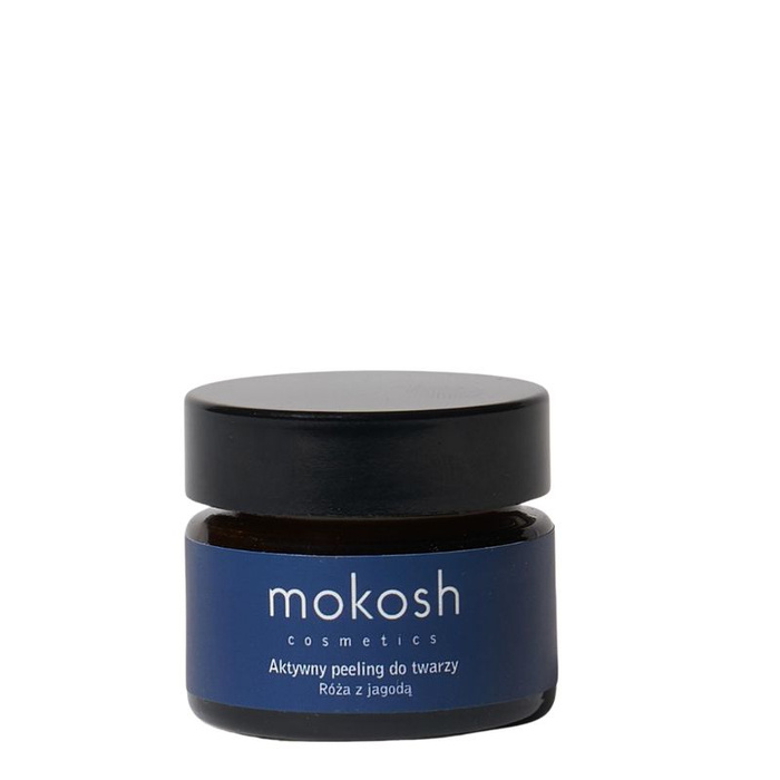 Aktywny peeling do twarzy Róża i jagoda mini 15 ml