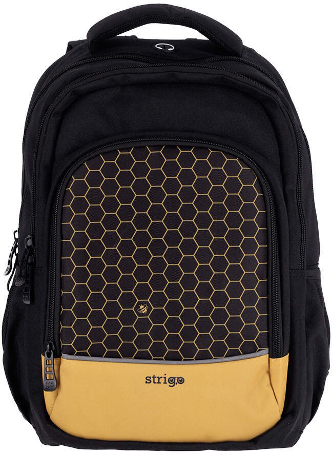 Strigo Misty Plaster Miodu plecak szkolny dwukomorowy 24l czarny