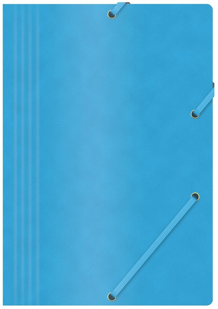 Office Products preszpanowa teczka A4 z gumką 390g/m2 niebieski