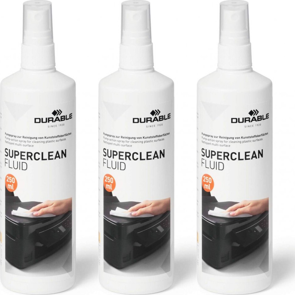 Płyn do czyszczenia plastiku Durable Superclean Fluid, 250 ml