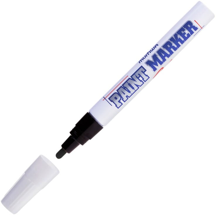 MunHwa marker olejowy okrągła końcówka 4 mm, czarny