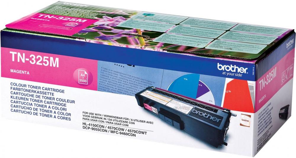 Toner Brother TN325M, 3500 stron, purpurowy