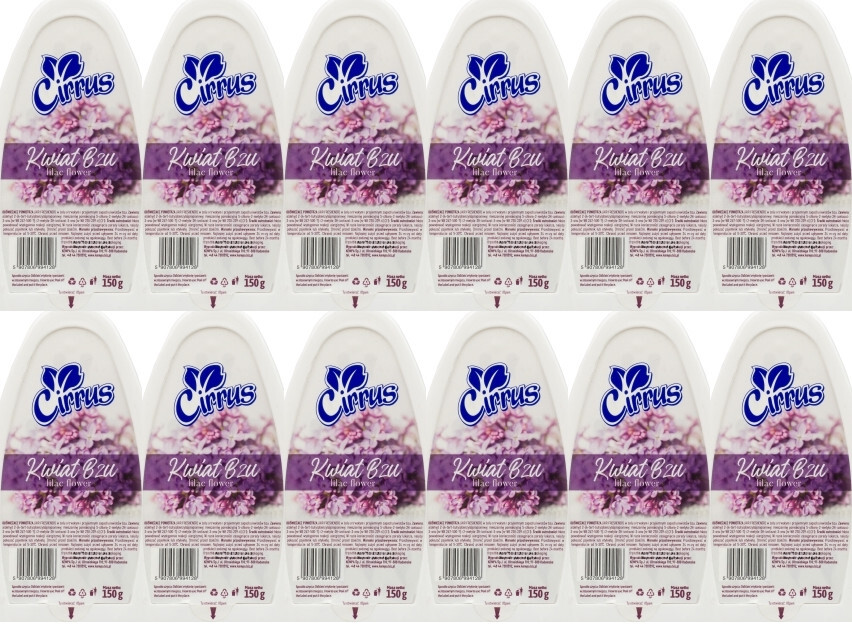 Odświeżacz powietrza Cirrus Kwiat bzu, żel 150 g