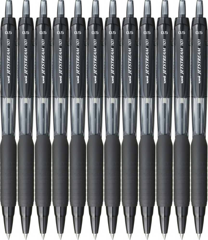 UNI SXN-101 Jetstream długopis automatyczny 0.5 mm, czarny