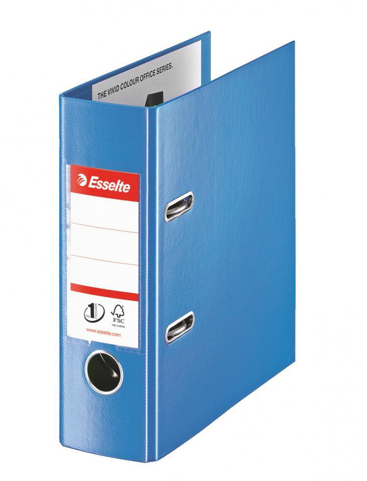 Esselte No.1 Power Segregator A5, grzbiet 75 mm, do 500 kartek, 30% PP z recyklingu, niebieski