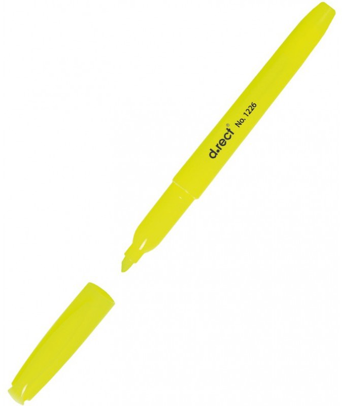D.Rect 1226 zakreślacz ścięty 5 mm żółty