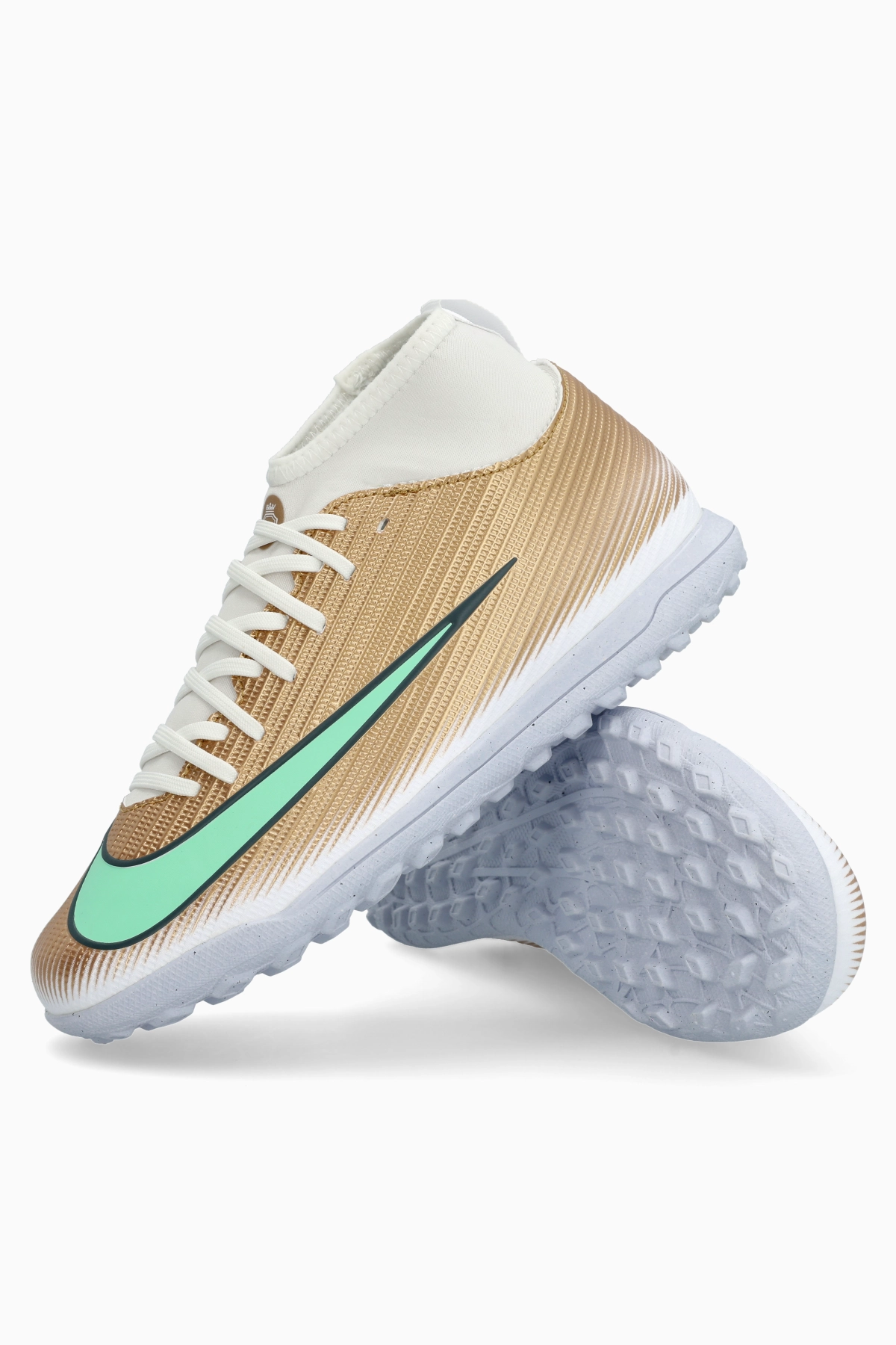 Turfy Nike Zoom Mercurial Superfly 11 Club High Kylian Mbappé TF Junior - Żółty