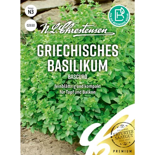 1 ob, Bazalka řecká Bascuro - : Monžstvo balíkov: 1 ob