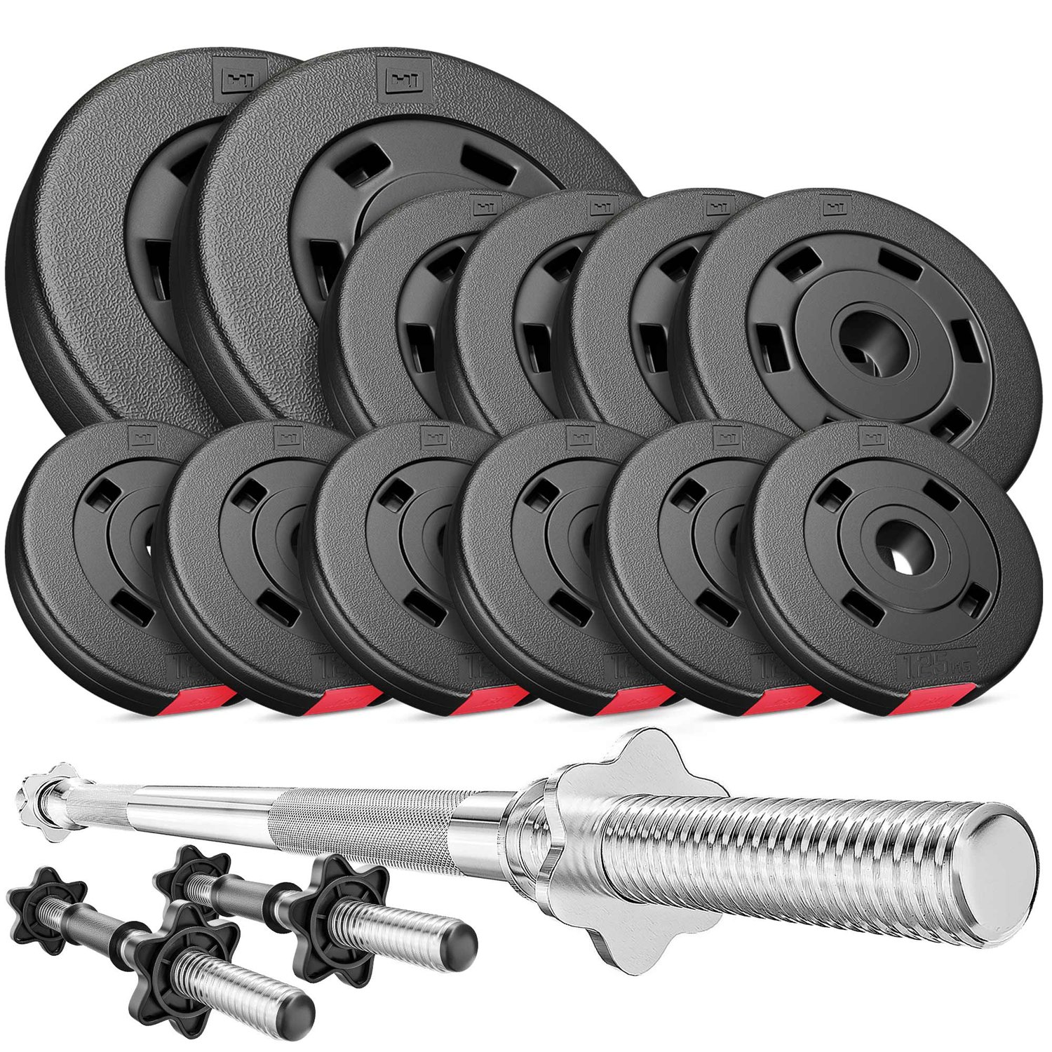 HS Nakladací činkový set Premium 38kg