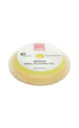 Rupes DA Wool Medium 130/145mm - futro polerskie z naturalnej wełny