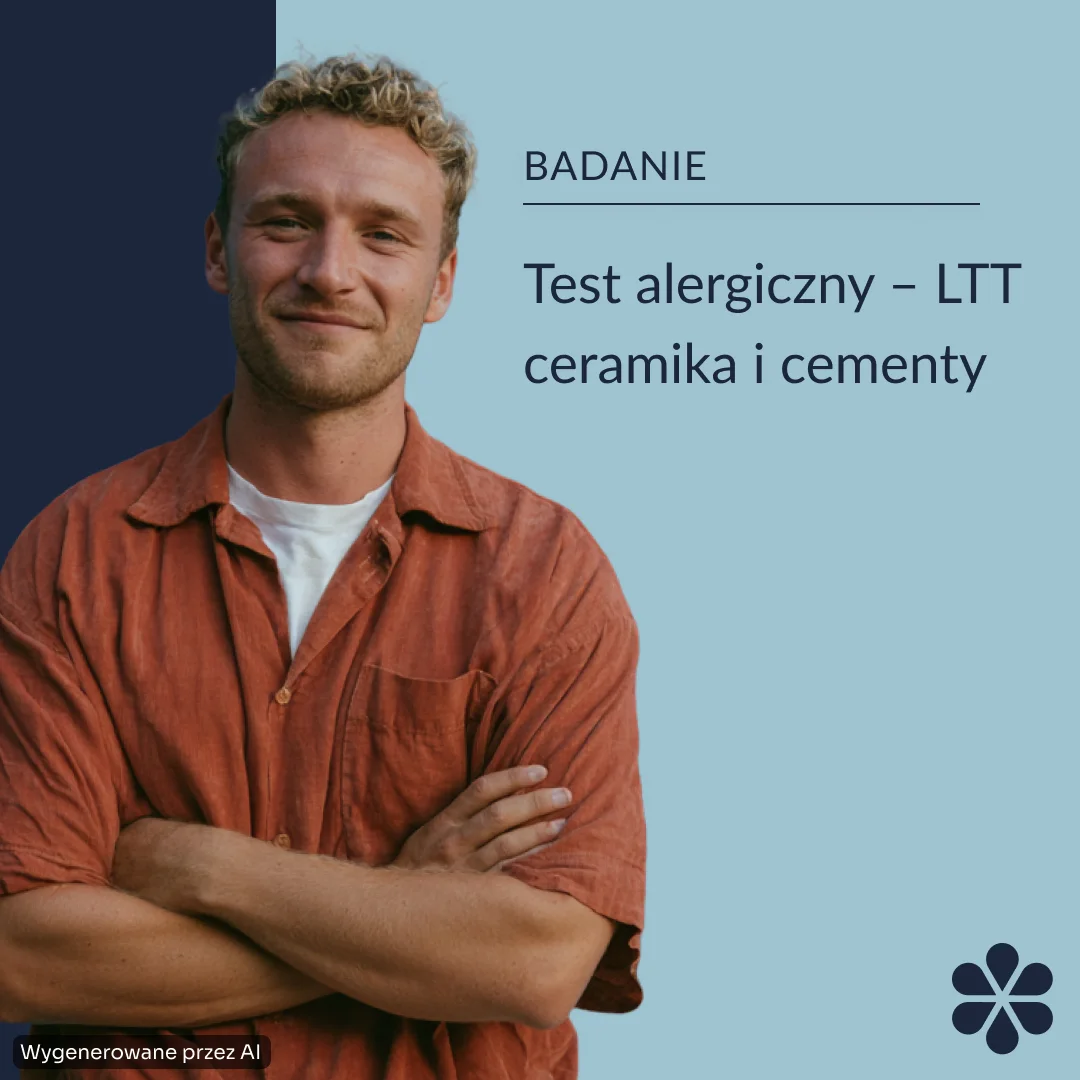 Test alergiczny ceramika i cementy LTT