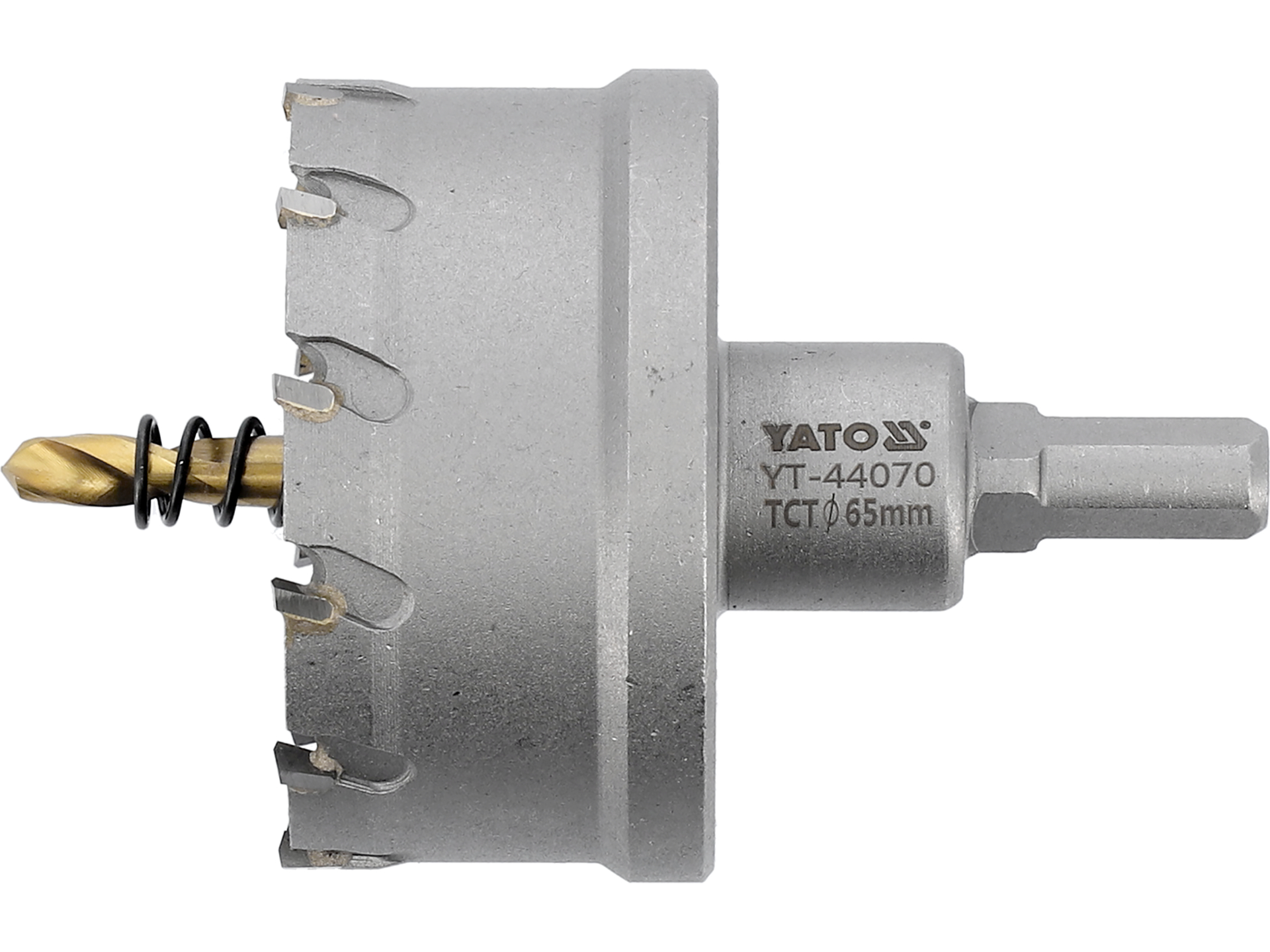Otwornica do metalu tct YATO grd 65mm do stali nierdzewnej i tworzyw YT-44070
