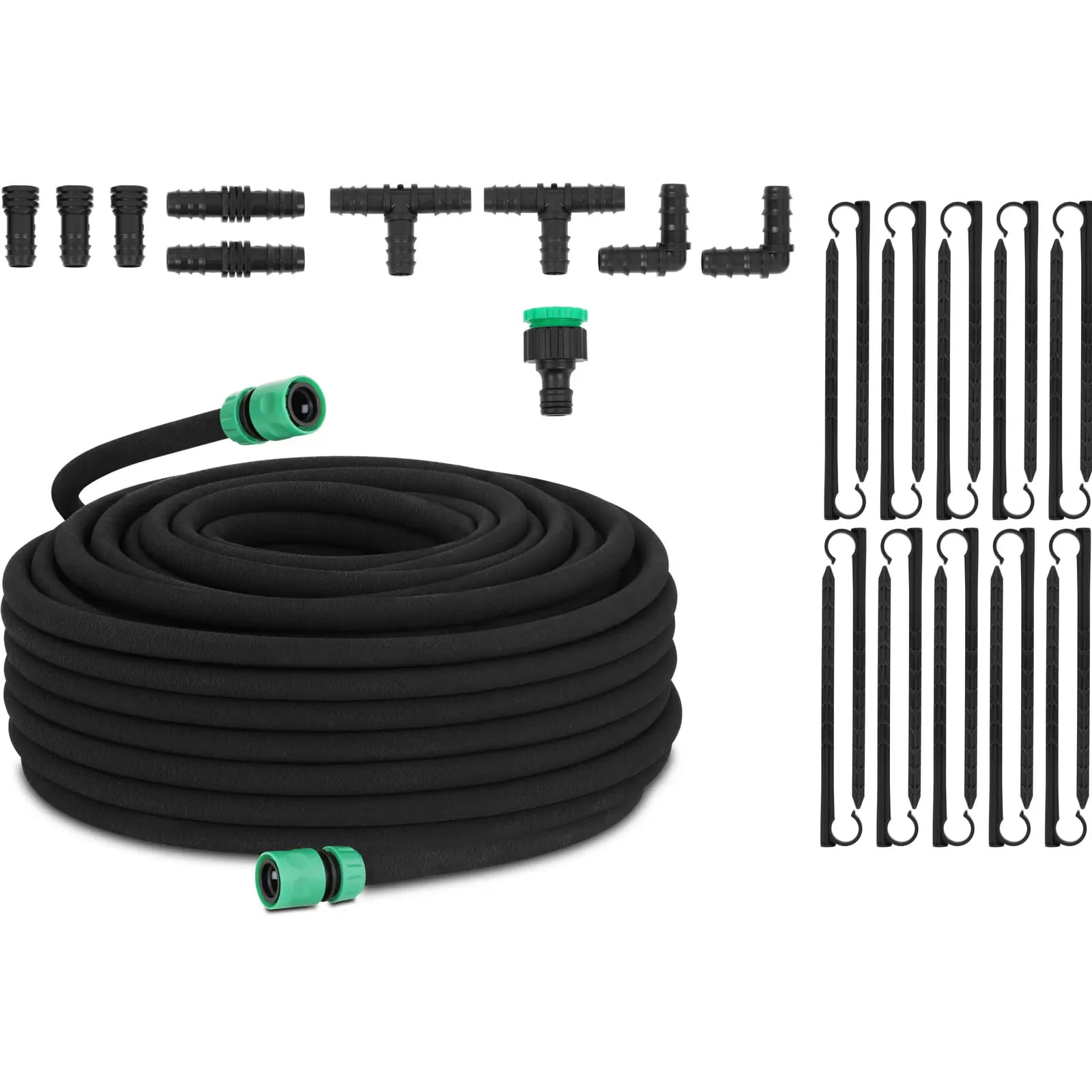 Wąż pocący, linia kroplująca 50 m + zestaw akcesoriów | HT-COSTIGAN-50X12S04
