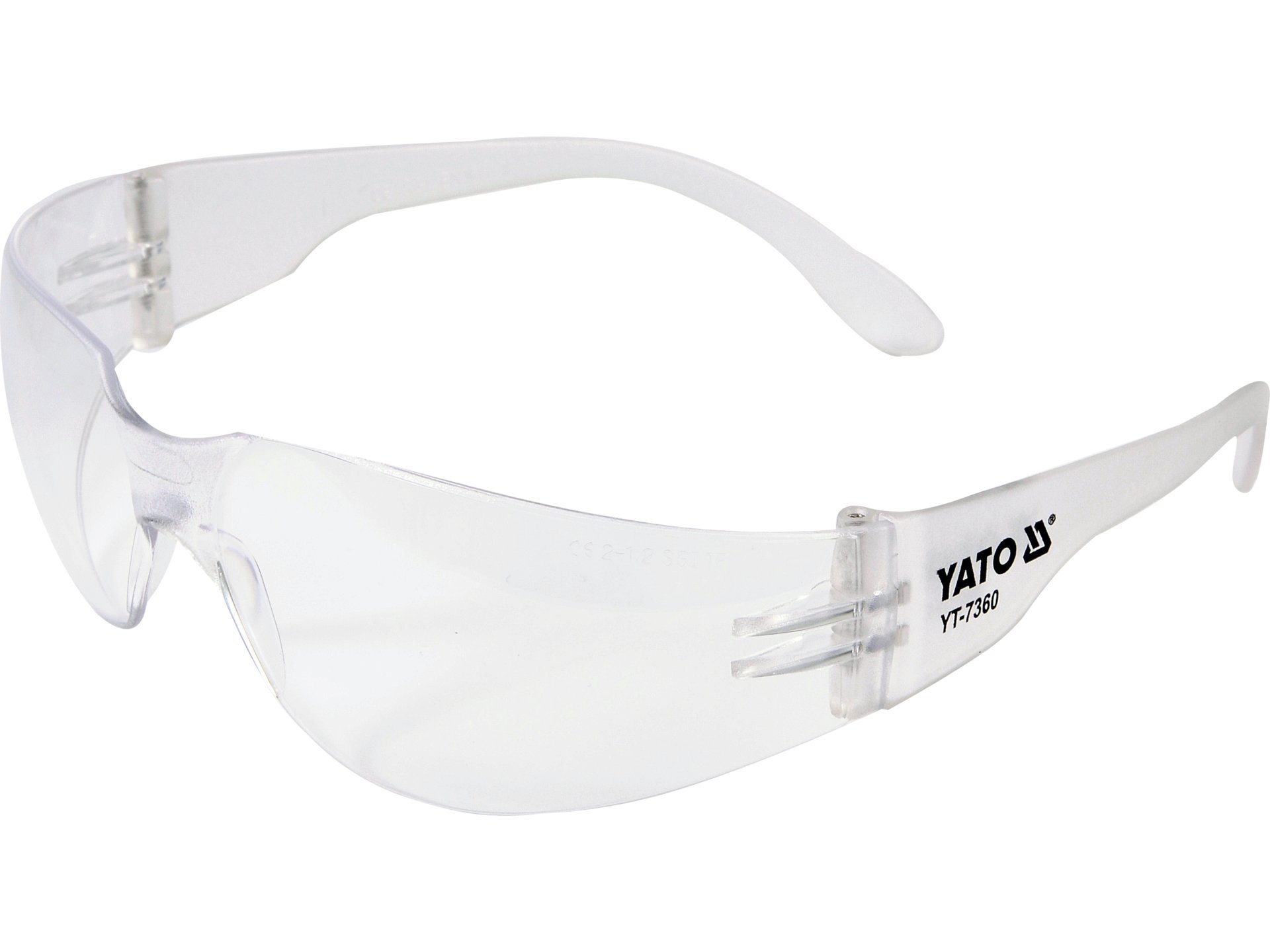 Okulary ochronne YATO bezbarwne przeciwodpryskowe z gumką YT-7360