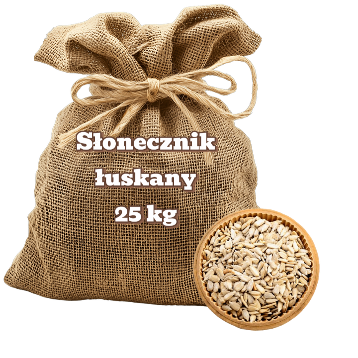 Słonecznik łuskany 25kg