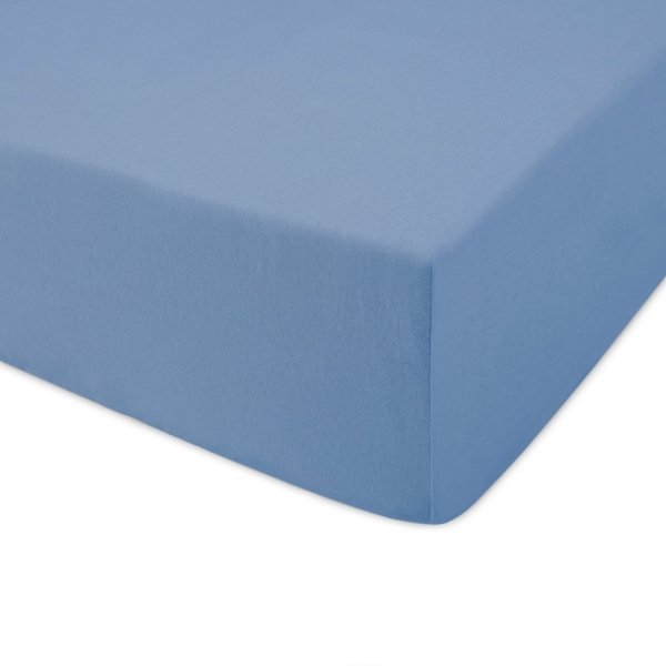 Prześcieradło jersey 220x200 z gumką wz. D009 (niebieski)