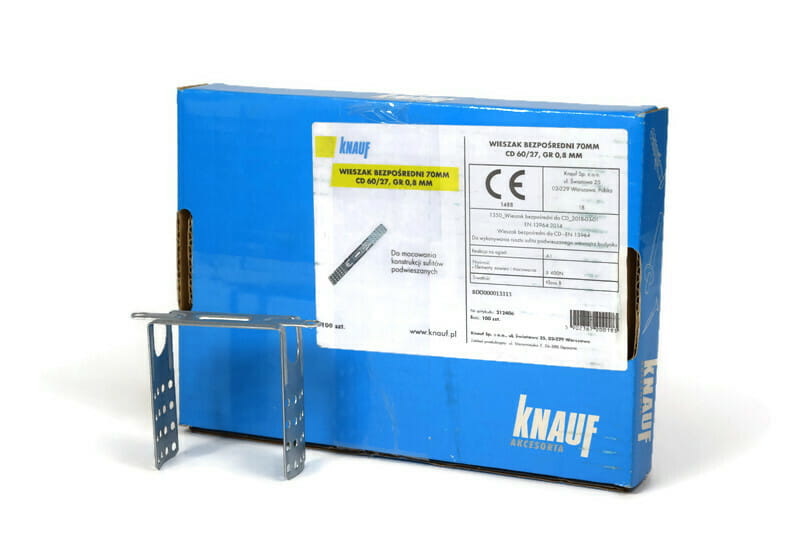 KNAUF WIESZAK BEZPOŚREDNI DO CD 60/70 100 SZTUK