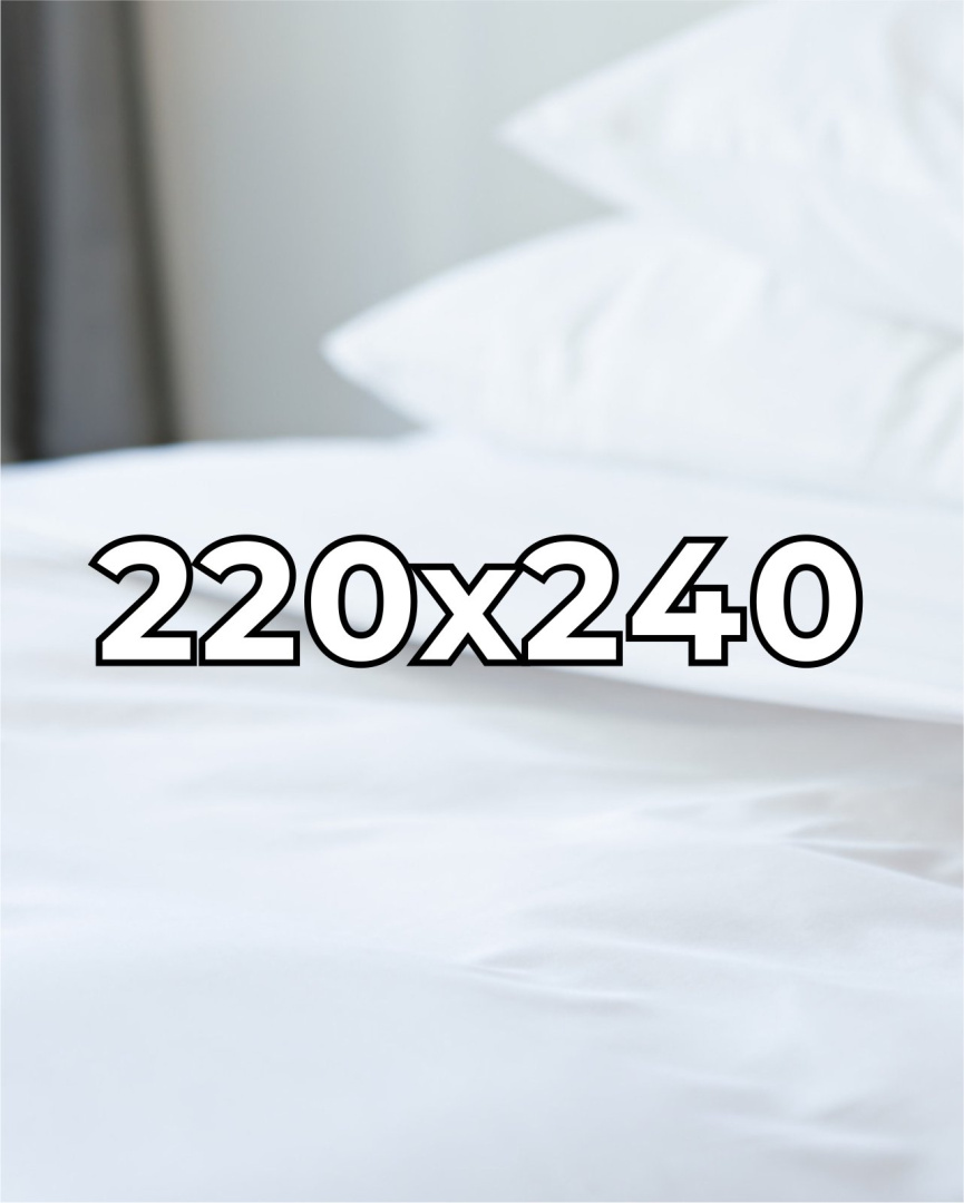 Płócienne prześcieradło hotelowe 220x240 cm, 100% płótno bawełniane 150 g