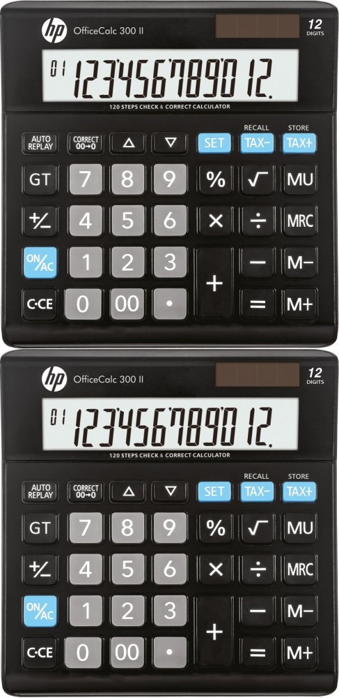 Kalkulator biurowy Hewlett Packard HP-OC 300 II/INT BX, 12 cyfr, czarny