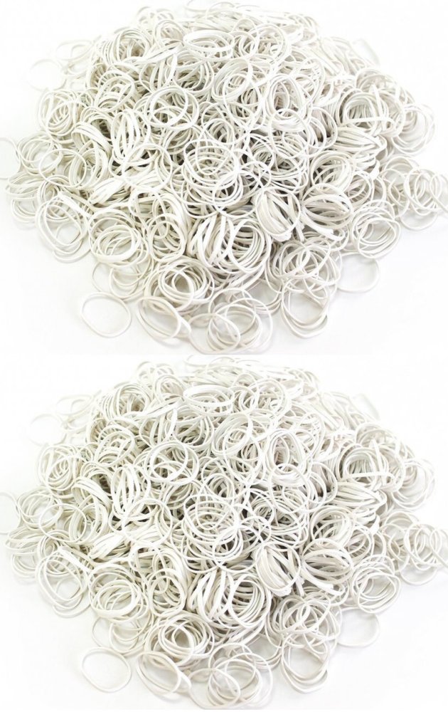 Gumki recepturki Emerson, 30 mm, 1 kg, biały