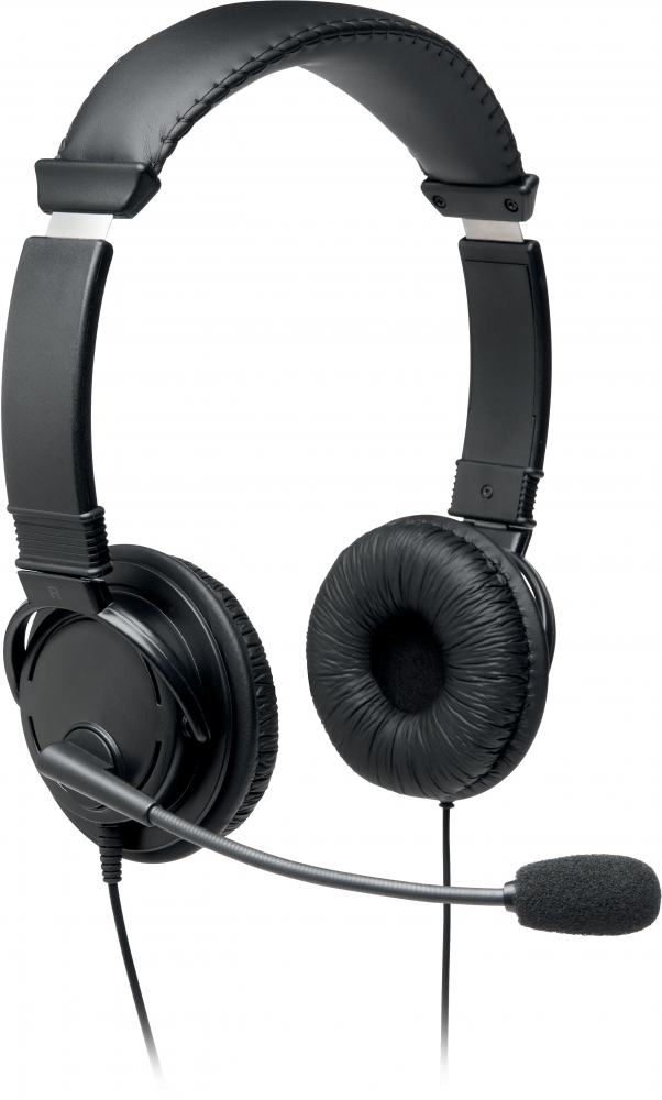 Kensington USB Hi-Fi słuchawki przewodowe z mikrofonem, czarne