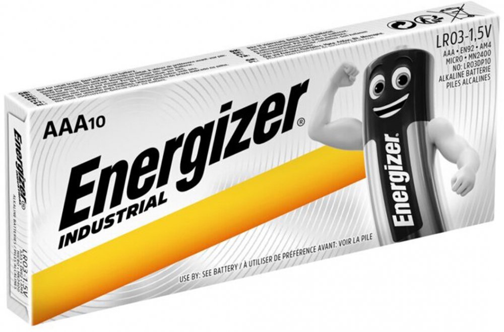 Energizer Industrial Bateria AAA (LR03) alkaliczna 1.5V, 10 szt.